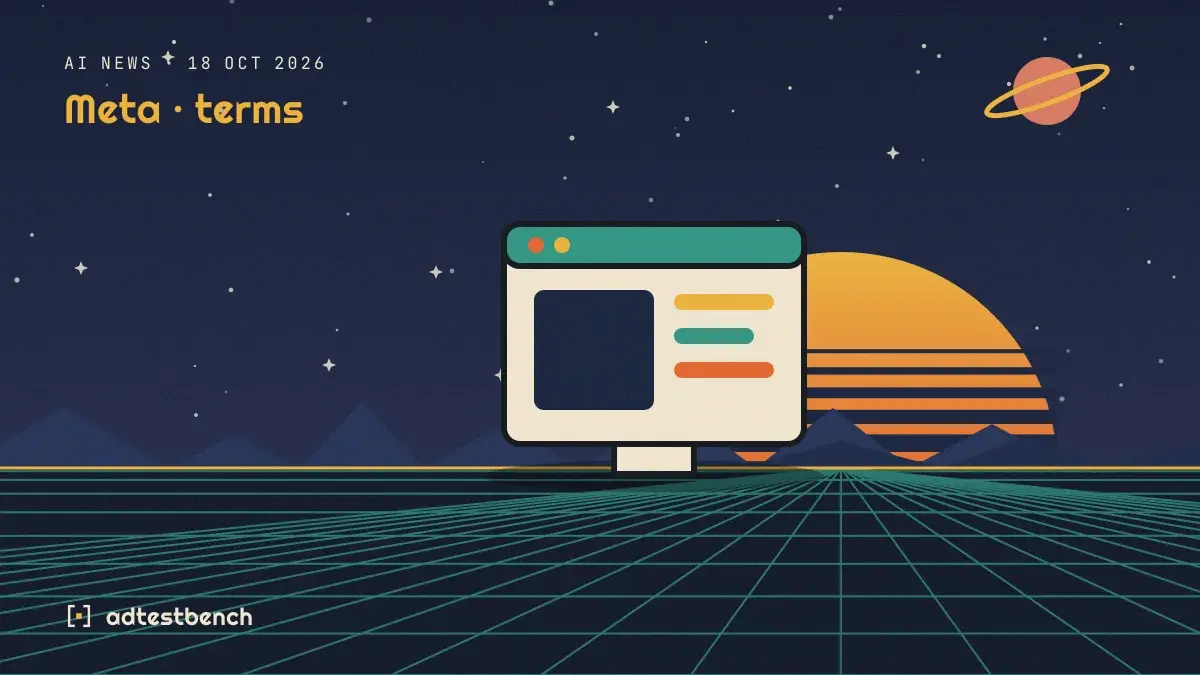 Retro-futurist illustration: a striped sunset over a grid horizon under a starry sky, with a window motif standing on the horizon.